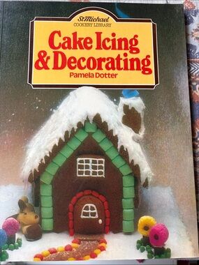 St Michael Cake Icing & Decorating Cookbook — Brown & Green